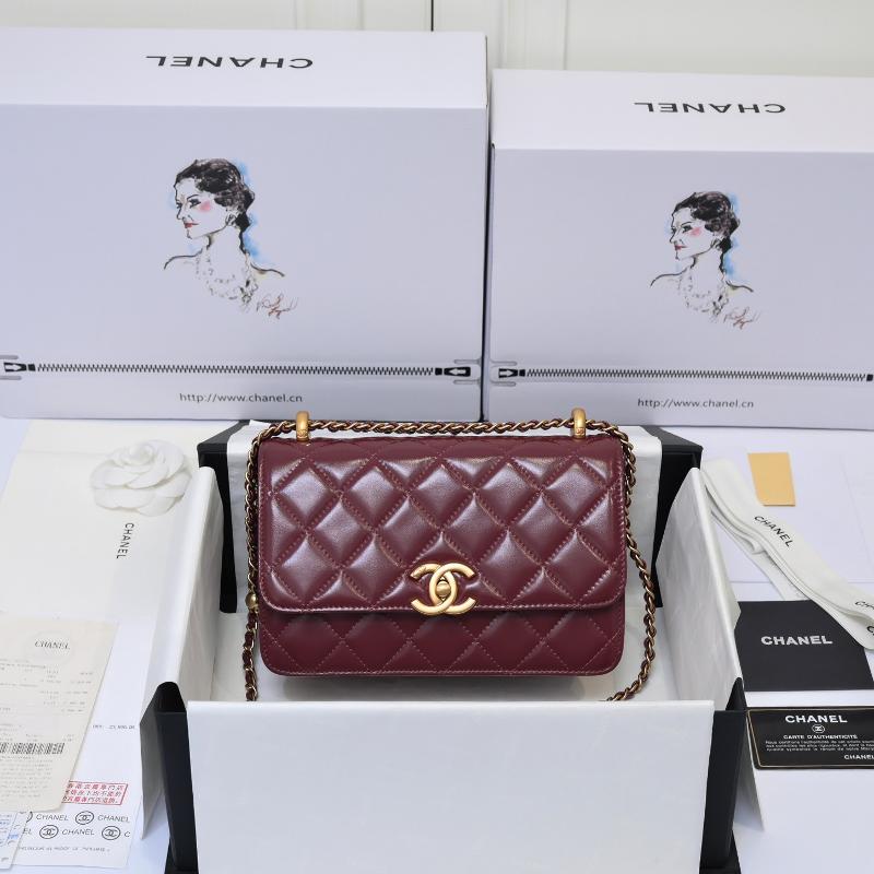 Chanel 2.55 Classic AS2649 Wine Red